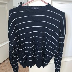 Brandy Melville - blue and white stripped sweater
